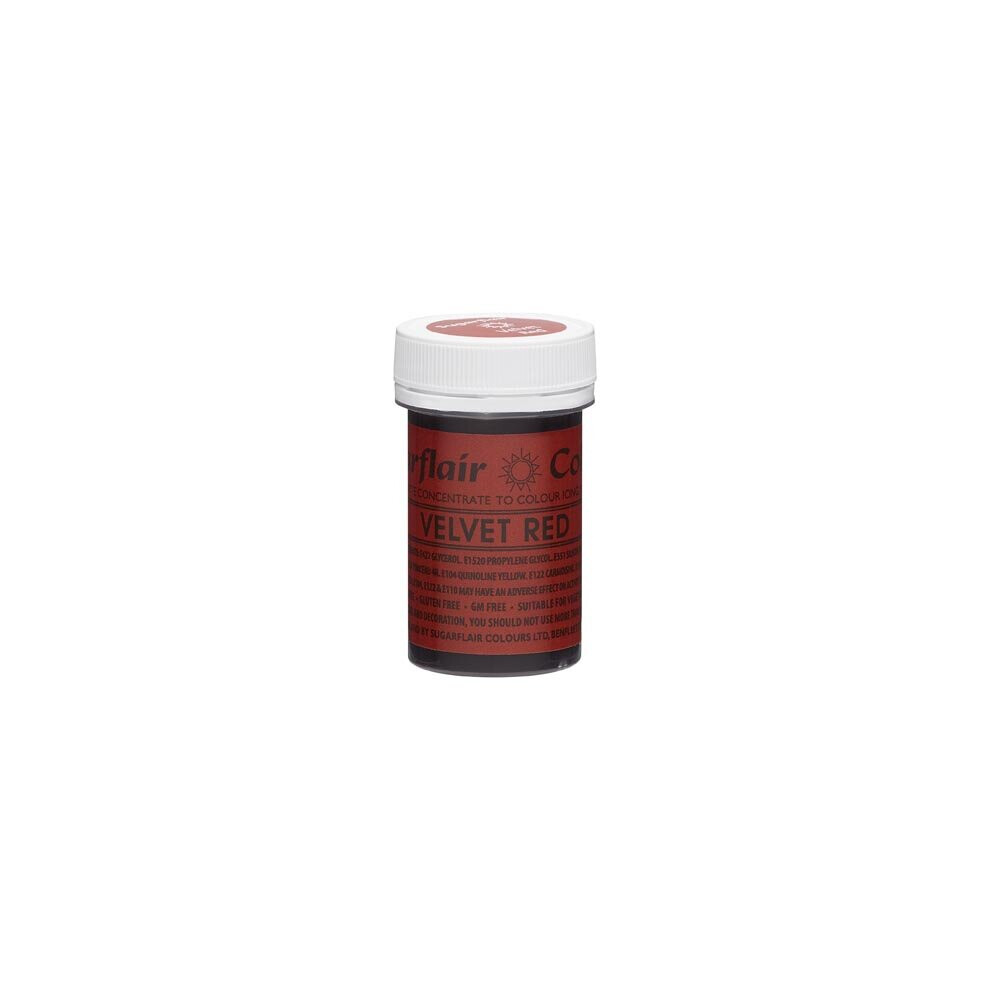 Sugarflair Spectral 25G - Velvet Red