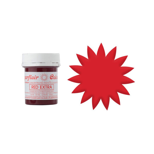 Sugarflair Extra 42g - Extra Red