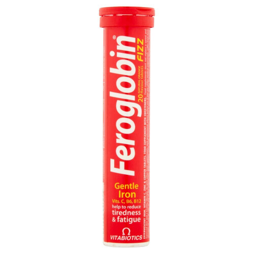 Vitabiotics Vitabiotics Feroglobin Fizz Gentle Iron - 20 Effervescent Tablets 1