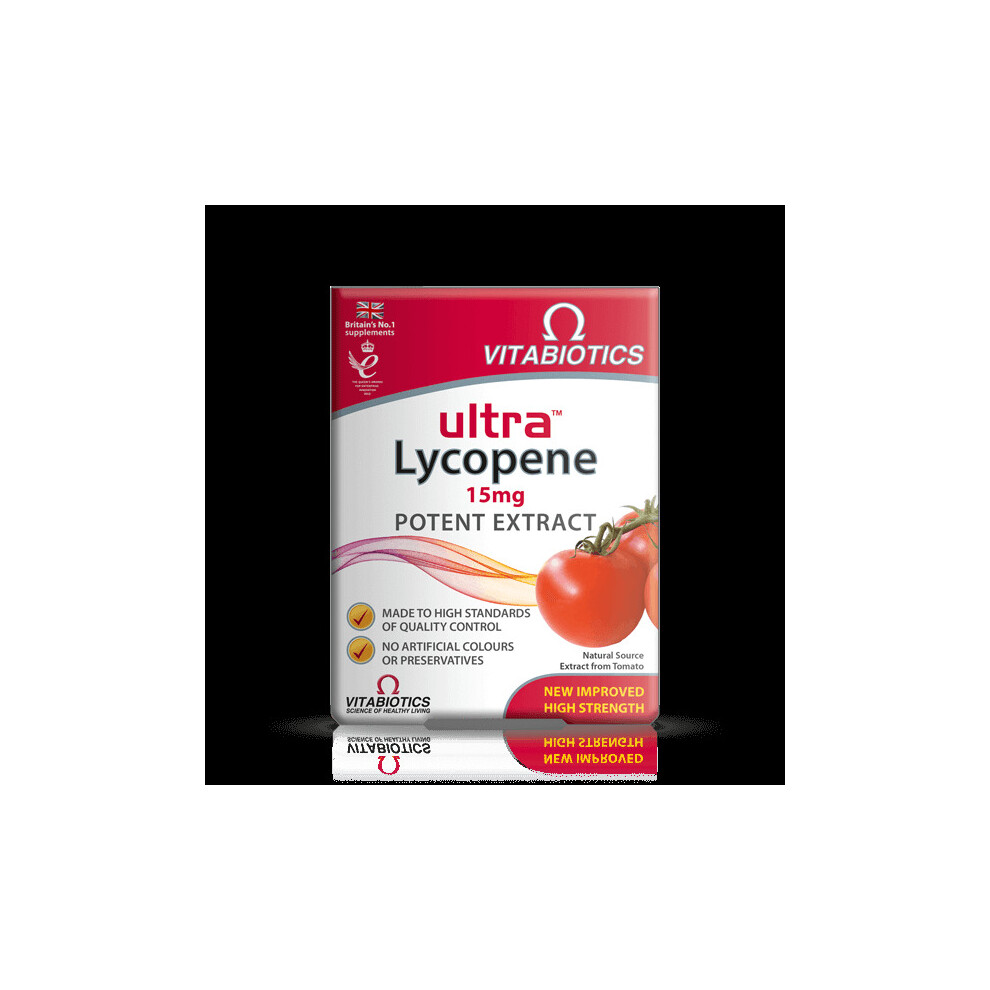 Vitabiotics Ultra Lycopene 15mg Potent Extract - 30 Tablets