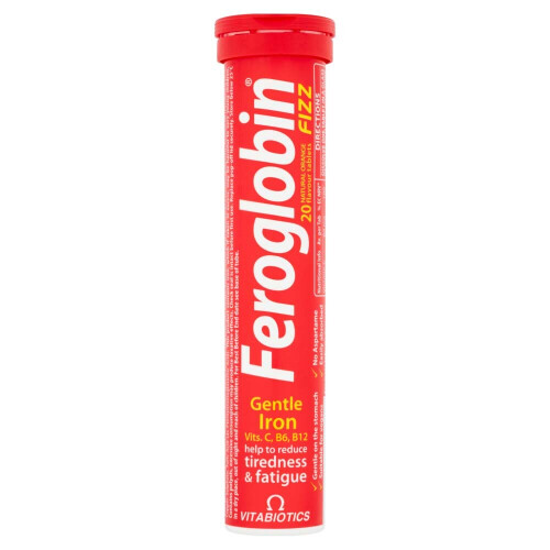 Vitabiotics Vitabiotics Feroglobin Fizz Gentle Iron - 20 Effervescent Tablets