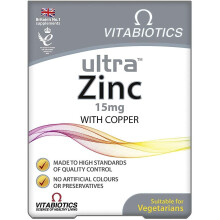Vitabiotics Ultra Zinc 15mg with Copper - 60 Tablets