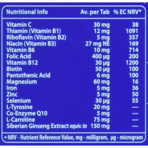 Vitabiotics Vitabiotics Wellman Energy Natural Lime Flavour - 10 Effervescent Tablets 2