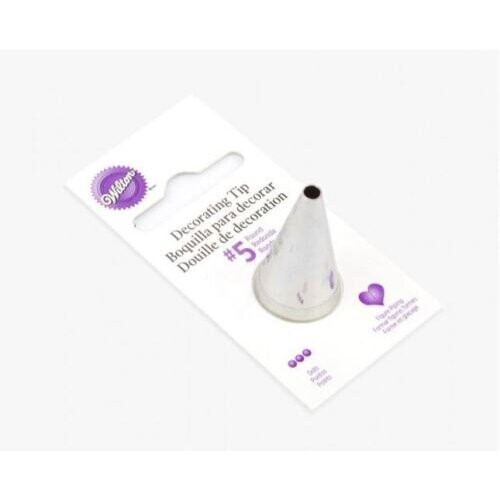 Wilton Decorating Round Tip #5 Carded
