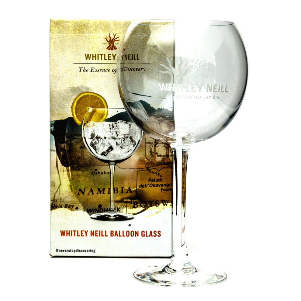 Whitley Neill Gin Vodka Balloon Goblet Glass Home Bar Pub Party Drink