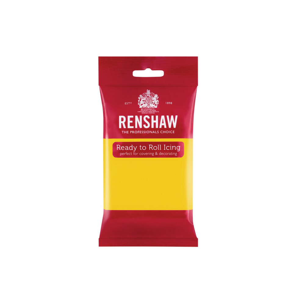 Renshaw | Ready to Roll Fondant Icing | Yellow - 250g