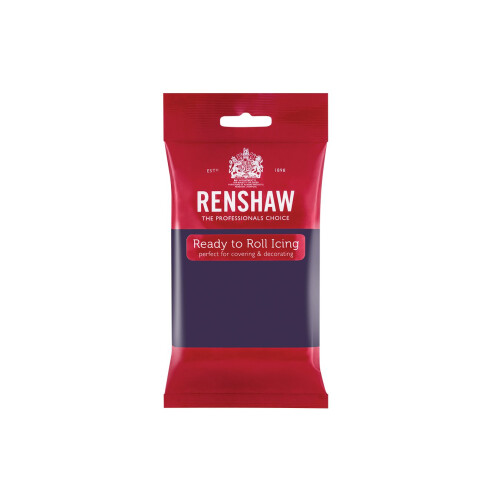 Renshaw | Ready to Roll Fondant Icing | Deep Purple - 250g