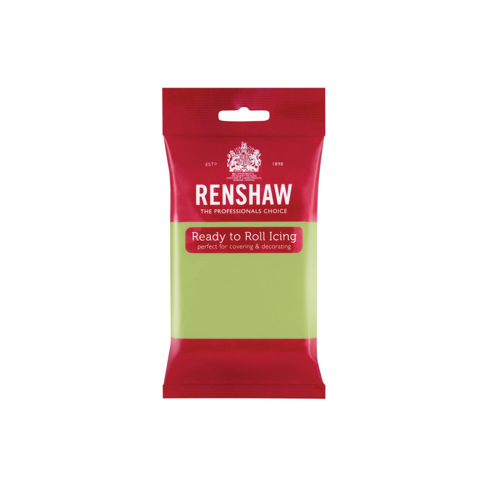 Renshaw | Ready To Roll Fondant Icing | Pastel Green - 250G