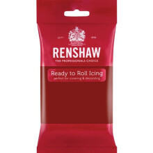 Renshaw | Ready to Roll Fondant Icing | Ruby Red - 250g