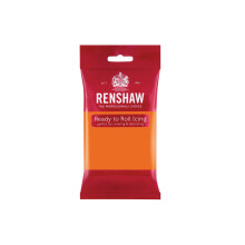 Renshaw | Ready to Roll Fondant Icing | Tiger Orange - 250g
