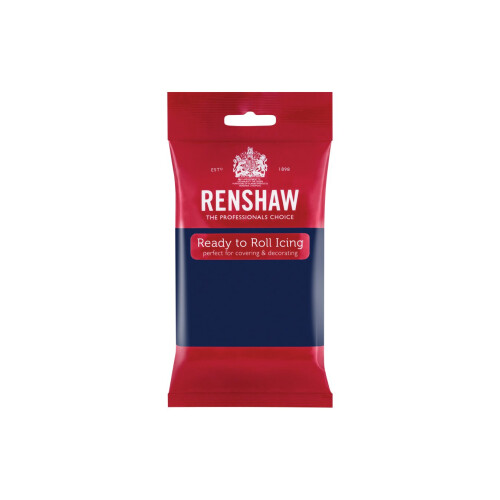 Renshaw | Ready to Roll Fondant Icing | Navy Blue - 250g