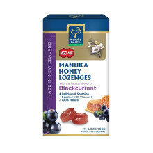 Manuka Health MGO 400+ Manuka Honey Blackcurrent Lozenges 65g - 15 lozenges