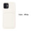 Funda protectora de silicona con tarjetero compatible con iPhone 11 en blanco 2