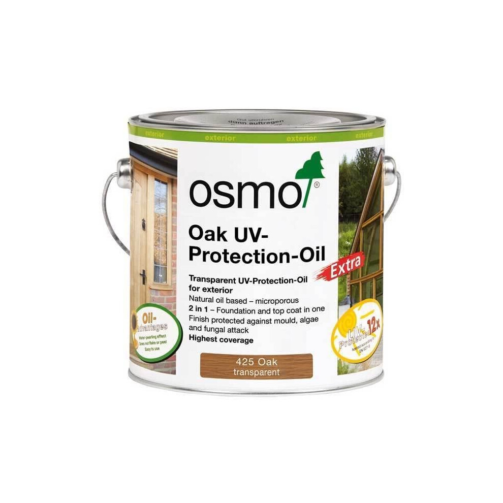 Osmo Uv Protection Oil - 425 Oak 750Ml