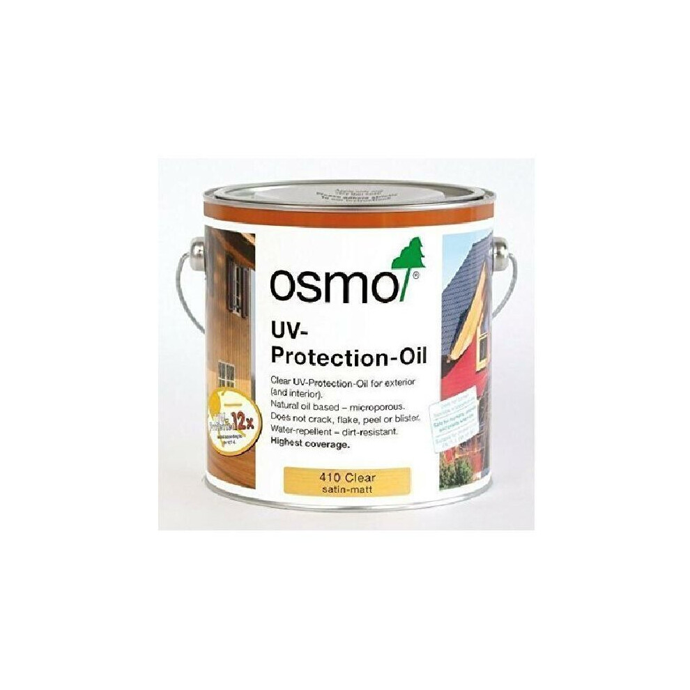 Osmo 410 Uv Protection Oil (Exterior) 2.5L Tin