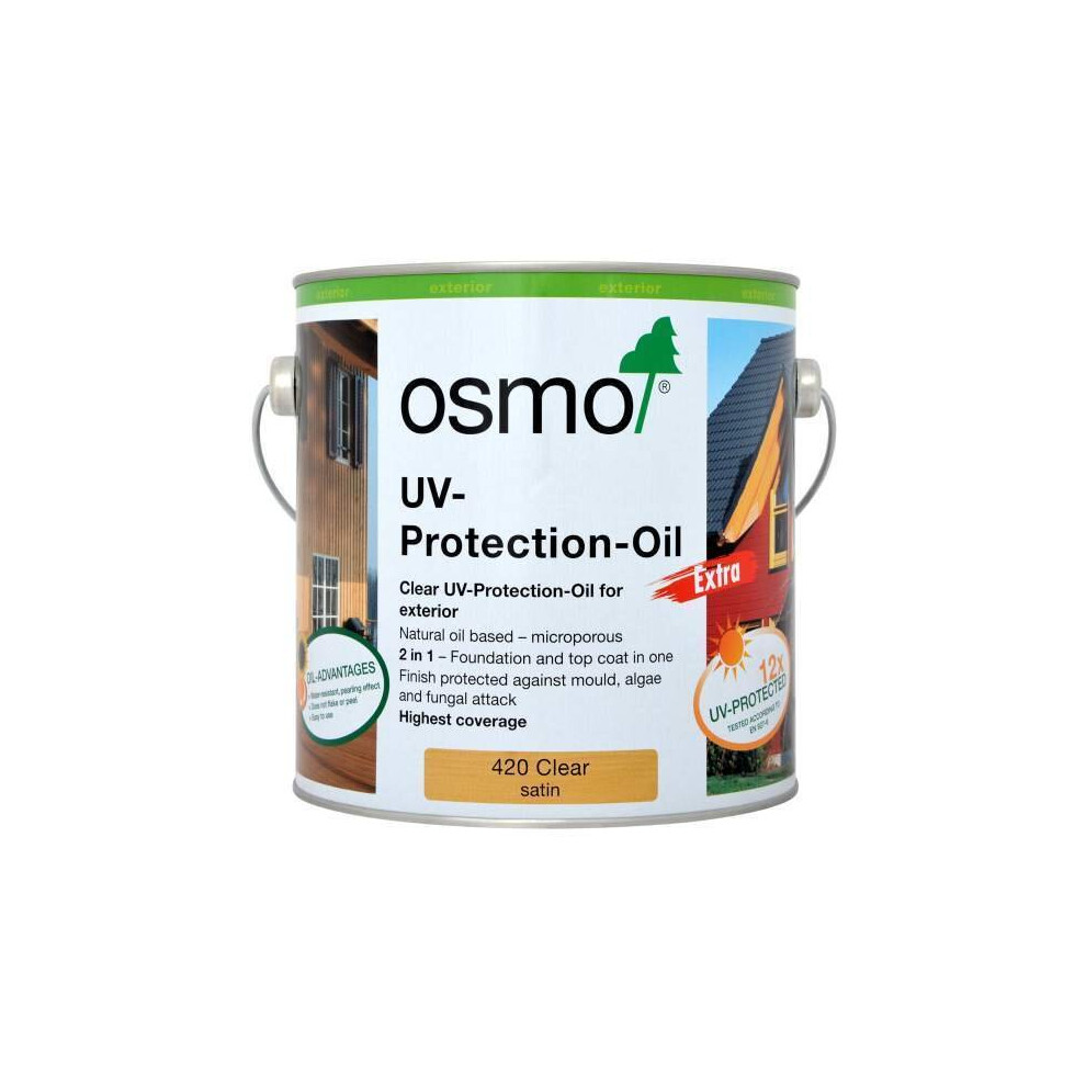 Osmo 420 UV Protection Oil Extra Clear Satin-Matt 2.5L