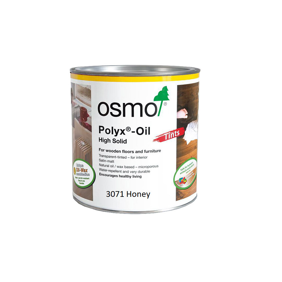 Osmo 3071 Polyx Hardwax Oil Tints - Honey 750Ml