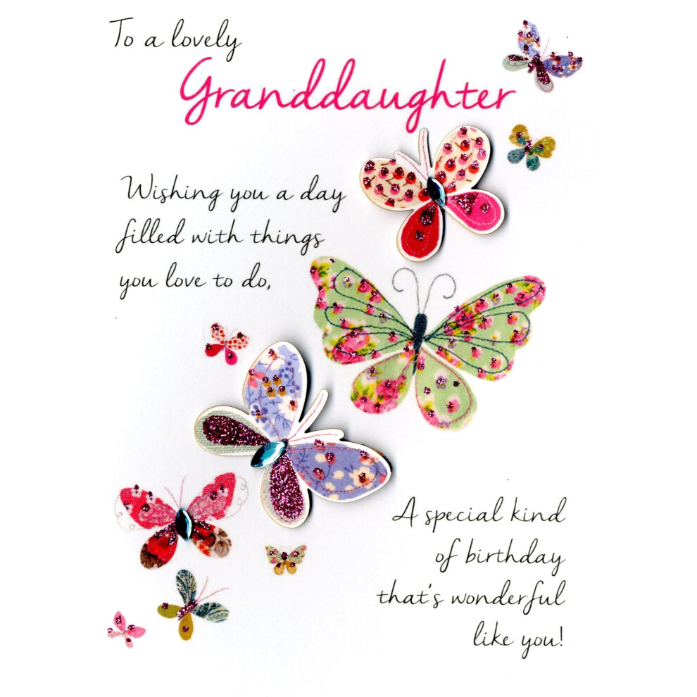 Lovely Granddaughter Birthday Greeting Card Second Nature Just To Say Cards