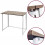 Direct Online Houseware Folding Multifuction Desk Portable Compact Computer Table White 5