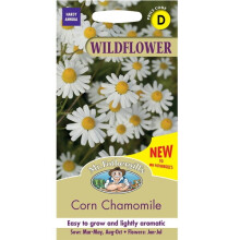 Mr Fothergills Pretty Garden Wildflower Corn Chamomile Seeds