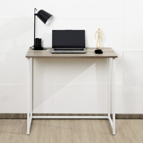 Direct Online Houseware Folding Multifuction Desk Portable Compact Computer Table White 1