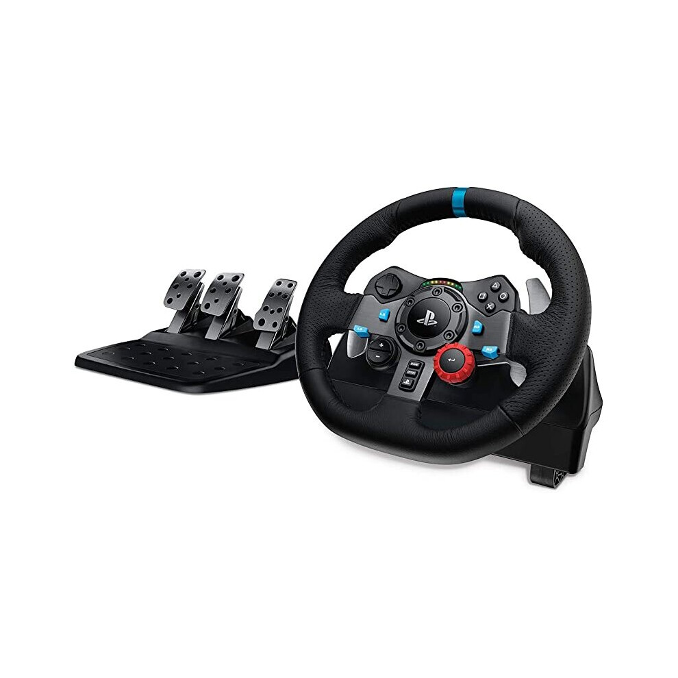 Logitech G29 Driving Force Racing Wheel & Pedals - 900 Rotation, Dual-Motor Ffb, Ps5/Ps4/Pc Compatible