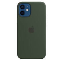Apple Silicone Case with MagSafe for iPhone 12 mini - Cyprus Green - MHKR3ZM/A