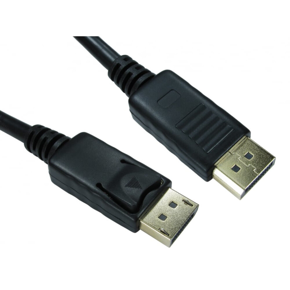 Cables Direct Black 99Dp-002Lock Displayport Cable 2 2M