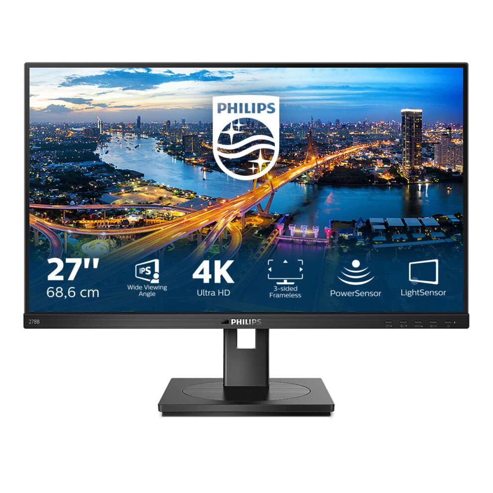 Philips B Line 278B1/00 Led Display 68.6 Cm (27") 3840 X 2160 Pixels 4K Ultra Hd Black - Image 5