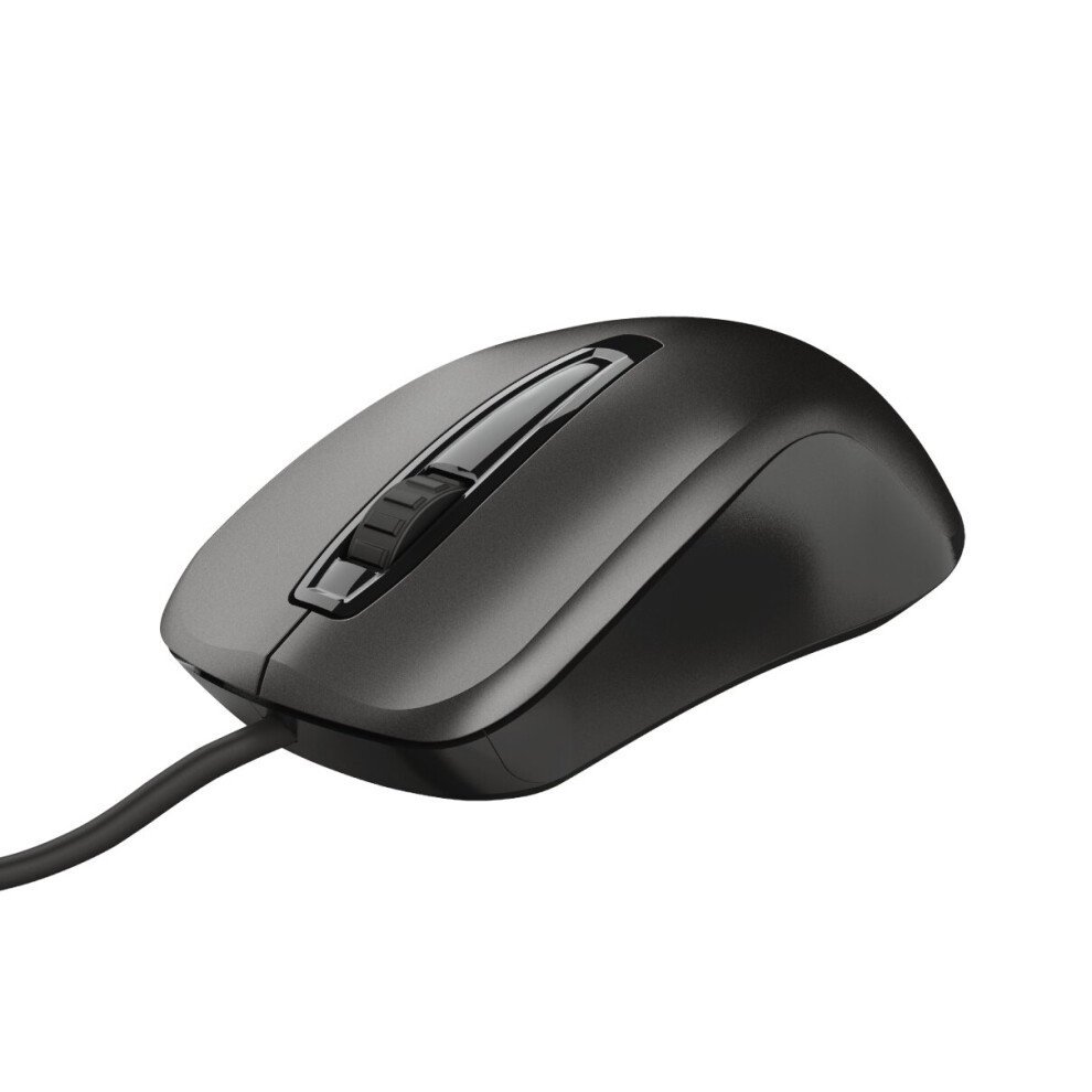 Trust Carve Mouse Ambidextrous Usb Type-A Optical 1200 Dpi 1.7M