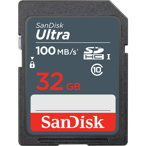 SanDisk Flash-Speicherkarte - SANDISK - - 32GB - - (SDSDUNR-032G-GN3IN)