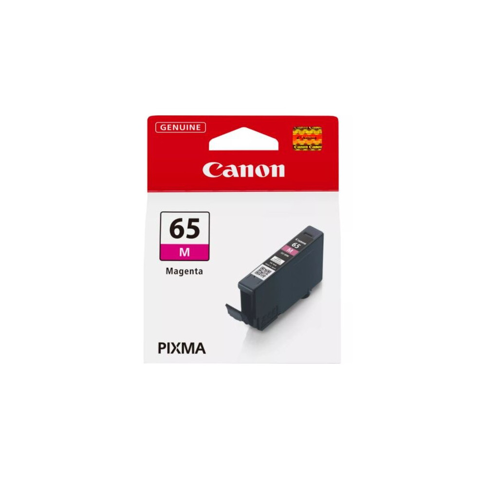 Canon 4217C001 (Cli-65 M) Ink Cartridge Magenta, 13Ml Pink 4549292159288
