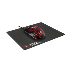 Trust GXT 783 USB-A Optical Mouse (Ambidextrous) 800-2400 DPI, 6 Buttons + Mouse Pad - 22736