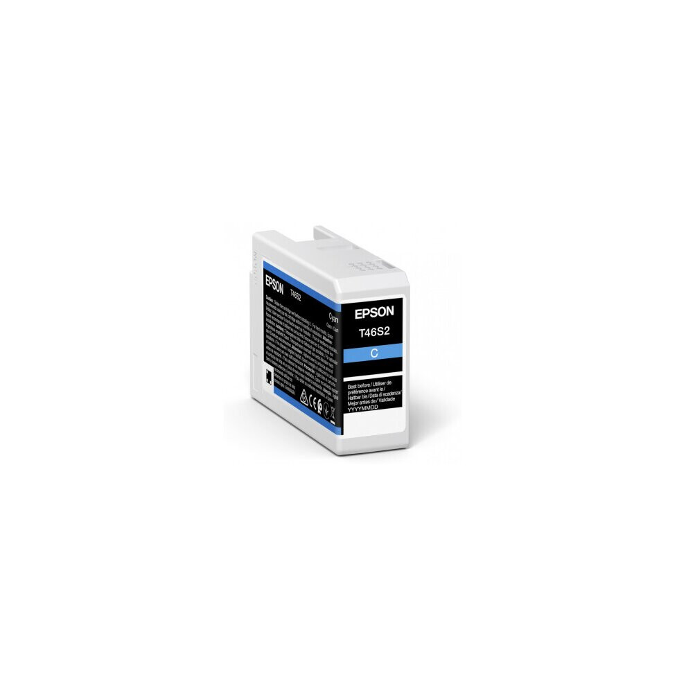 Original Epson T46S2 Cyan Ink Cartridge (C13T46S200) - Image 9