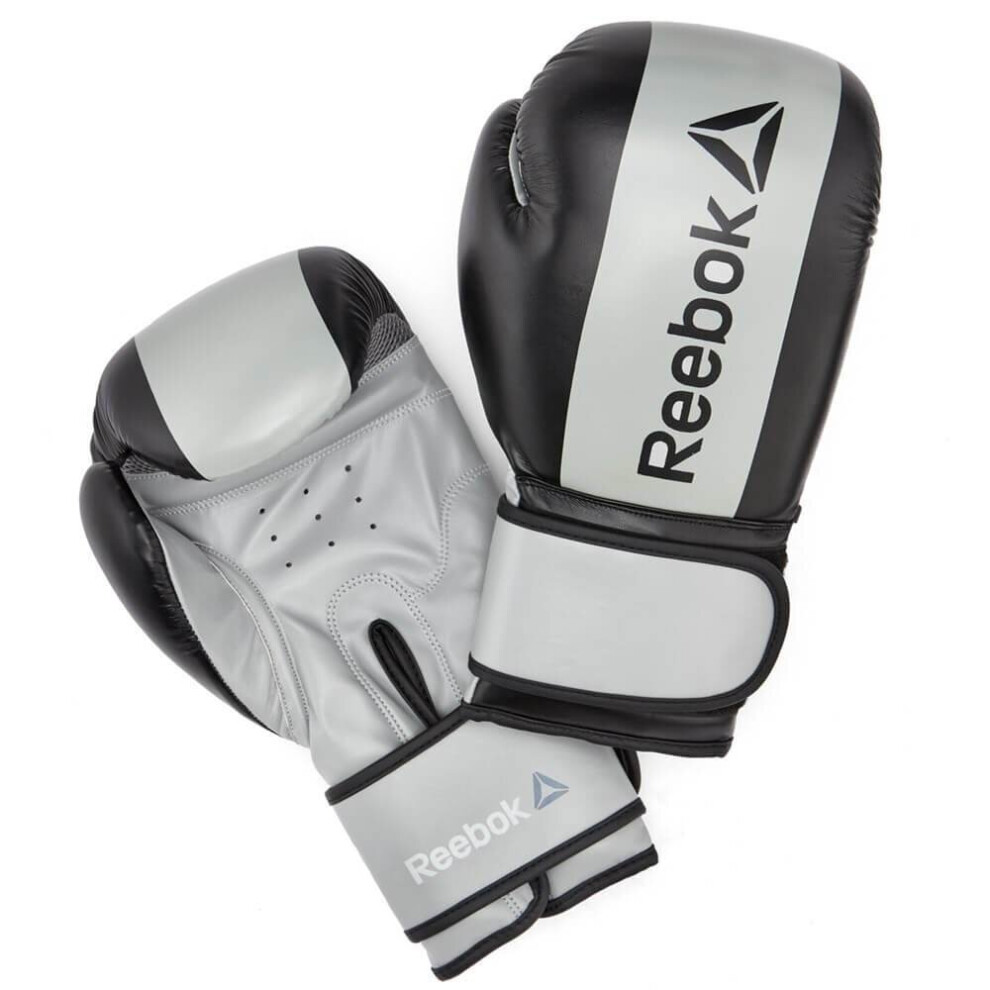 Reebok (14Oz) Boxing Gloves Bag Pad Sparring Training - Grey