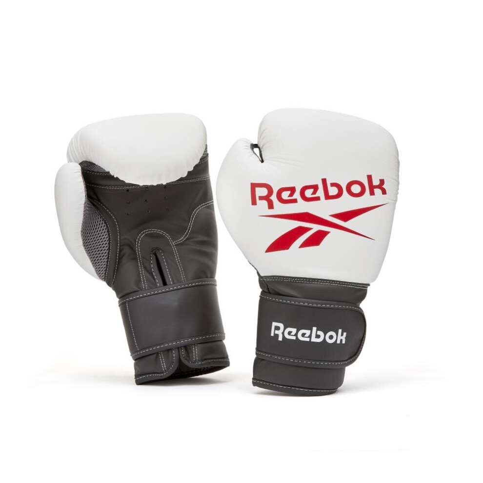Reebok (Red/White, 16Oz) Boxing Gloves Sparring Bag Adult Kids Mma Training