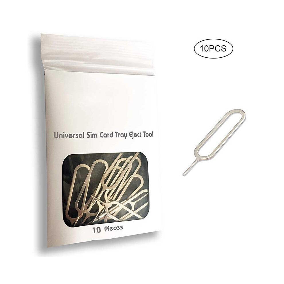 10Pcs Slim Sim Card Tray Pin Eject Removal Tool Needle Opener Ejector For Most Smartphone Card Cutter Pin Opener Removal Tools 6425708011075