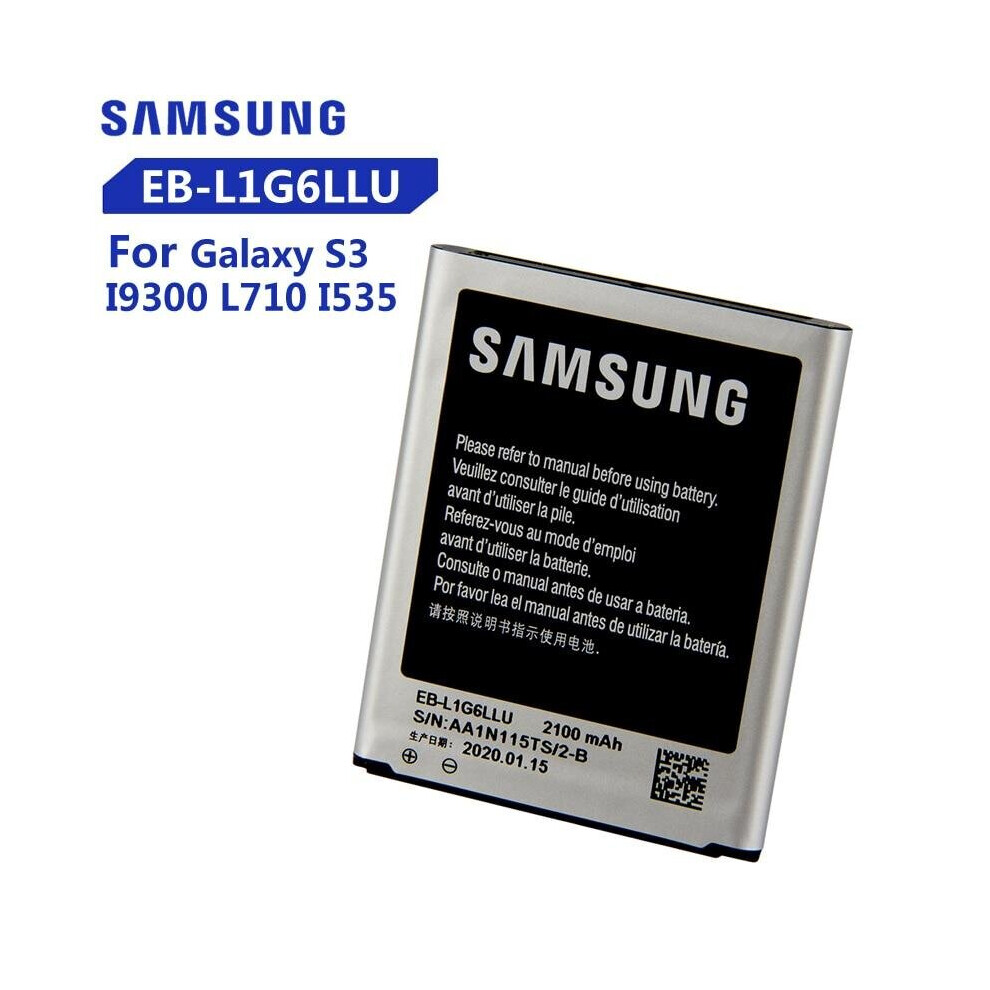 Original Replacement Samsung Battery For Galaxy S3 I9300 I9308 L710 I535 I9300i Genuine Battery EB-L1G6LLU with NFC 2100mAh