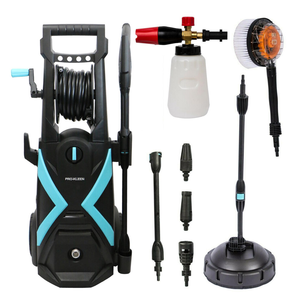 New Pro-Kleen (Patio Cleaning Brush, Rotary Bursh, Snow Foam Lance & Pressure Washer Accessories) Pressure Washer Car & Patio Cleaner 2.2Kw 271314