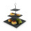 Slate 3 Tier Wedding Cake Stand Square Tiered Serving Display Stand 1