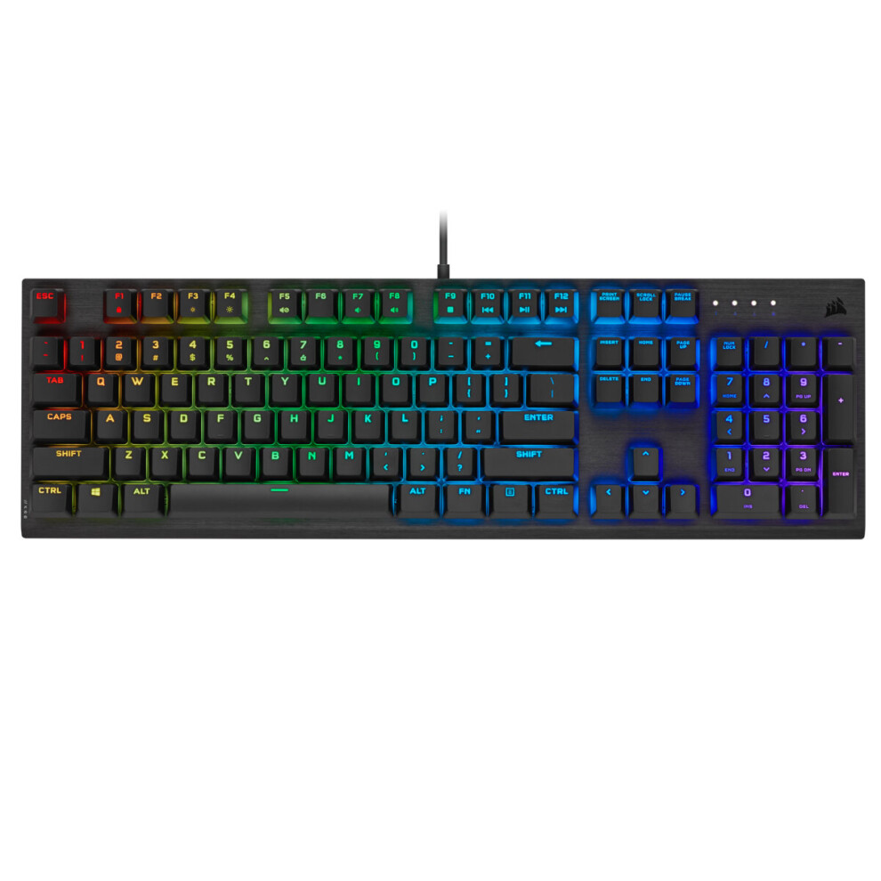 Corsair K60 RGB PRO keyboard USB QWERTY UK English Black-image-OPC-P6YS277-NEW