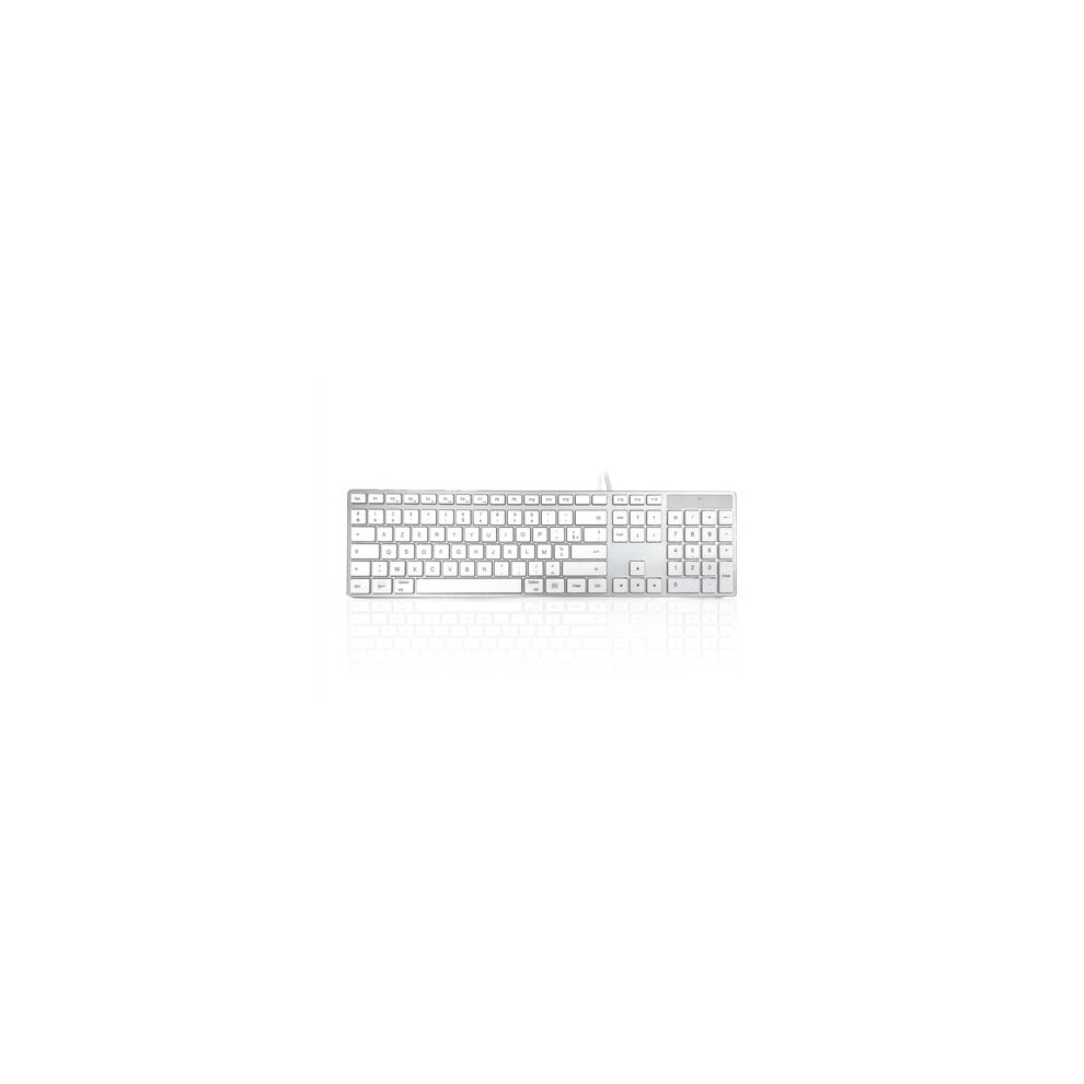 Accuratus Kybac301-Umac-Fr Keyboard Usb Azerty French White 5060055467451