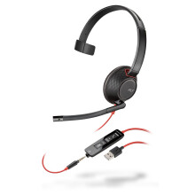 POLY Blackwire 5210 Headset Head-band USB Type-A Black