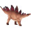 Figurina - PICCOLO PIEDE - Stegosaurus - Plastica - Marrone - Unisex 1