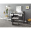 Elizabeth Modern Dressing Table Set with Mirror and Padded Stool 5