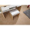 Elizabeth Modern Dressing Table Set with Mirror and Padded Stool 3