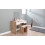 Elizabeth Modern Dressing Table Set with Mirror and Padded Stool 9