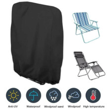 Folding Reclining Chair Cover Rattan Sun Lounger Cover Outdoor Garden Waterproof