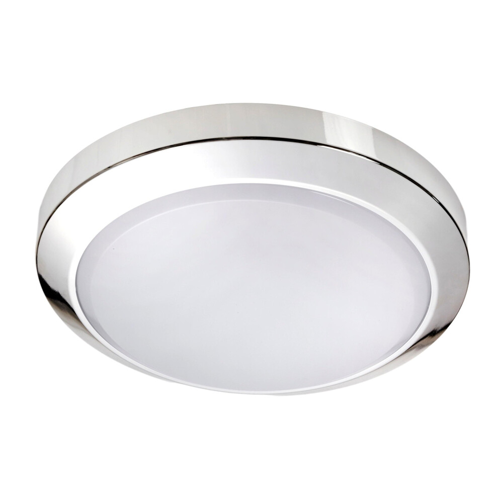 Deta L1021CH Stratus IP65 LED Bulkhead Light Fitting Chrome 14W