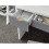Elizabeth Modern Dressing Table Set with Mirror and Padded Stool 4